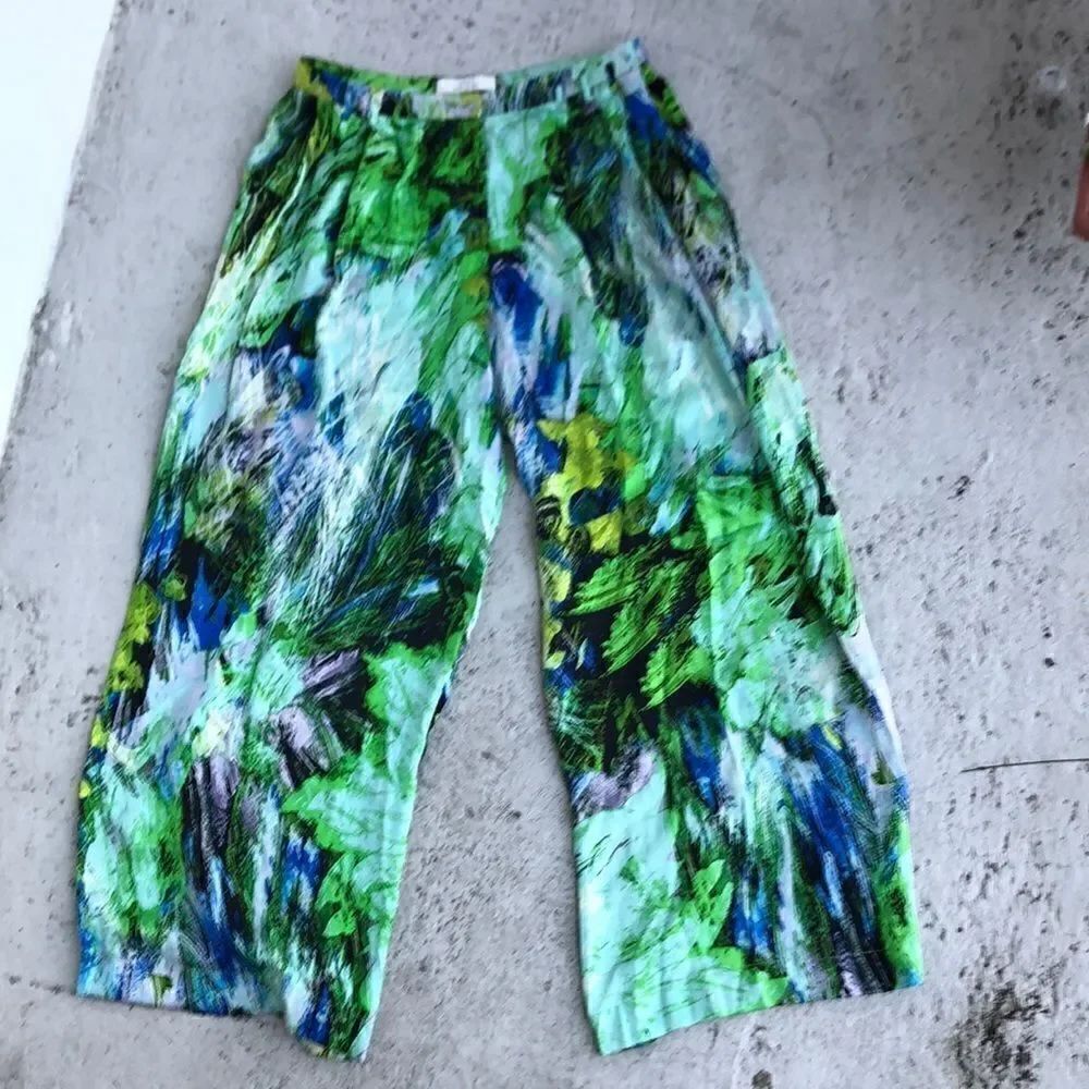 Robert  Rodriguez wide leg silk pants